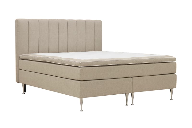 Hilton High Komplet Sengepakke 180x200 cm - Beige - Møbler - Senge - Kontinentalsenge