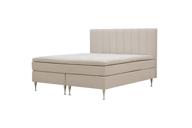 Hilton High Komplet Sengepakke 180x200 cm - Lys beige - Møbler - Senge - Komplet sengepakke