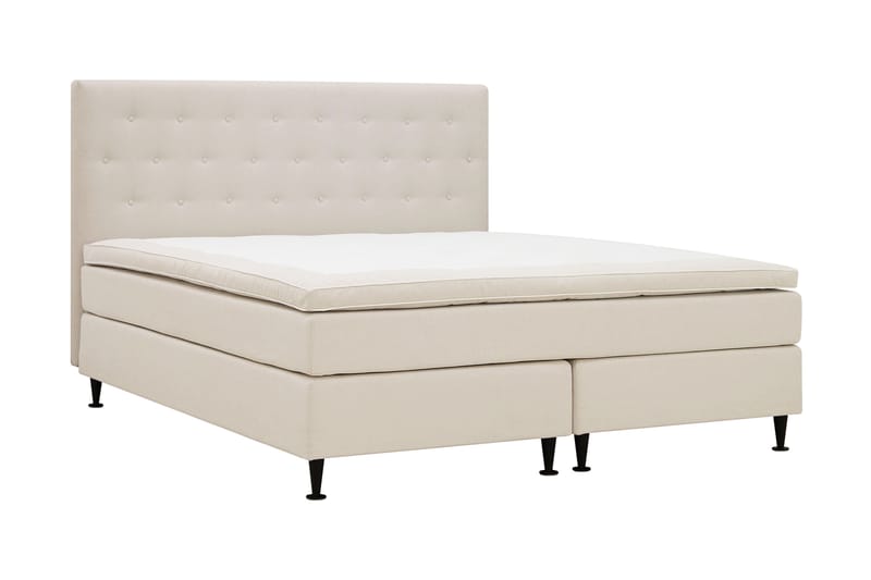 Hilton Plus Komplet seng pakke 180x200 cm - Lys beige - Møbler - Senge - Komplet sengepakke