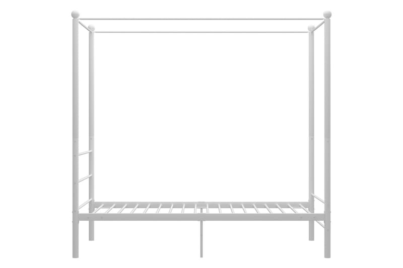 sengestel til himmelseng 100x200 cm metal hvid - Hvid - Møbler - Senge - Himmelseng