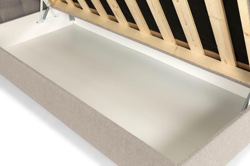 Montana Komplet Sengepakke med Opbevaring 90x200 cm - Beige - Møbler - Senge - Komplet sengepakke