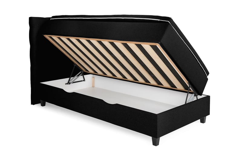 Royal Box Bed 105x200 - Sort - Møbler - Senge - Seng med opbevaring