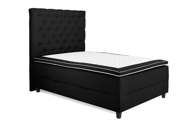 Royal Box Bed 120x200 - Sort - Møbler - Senge - Seng med opbevaring