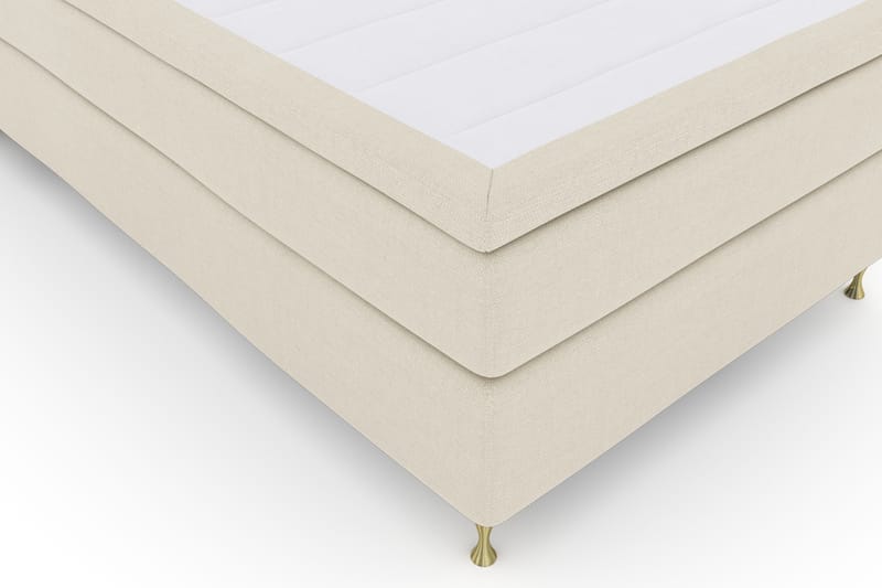 Select No 4 Komplet Sengepakke 120x200 Fast - Beige/Guld - Møbler - Senge - Komplet sengepakke