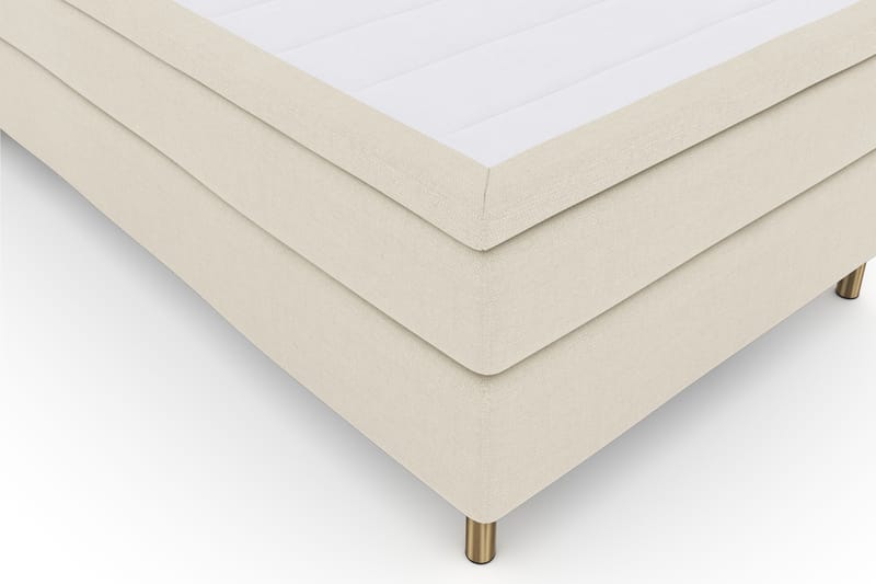 Select No 4 Komplet Sengepakke 120x200 Fast - Beige/Kobber - Møbler - Senge - Komplet sengepakke