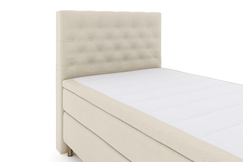 Select No 4 Komplet Sengepakke 120x200 Fast - Beige/Kobber - Møbler - Senge - Komplet sengepakke