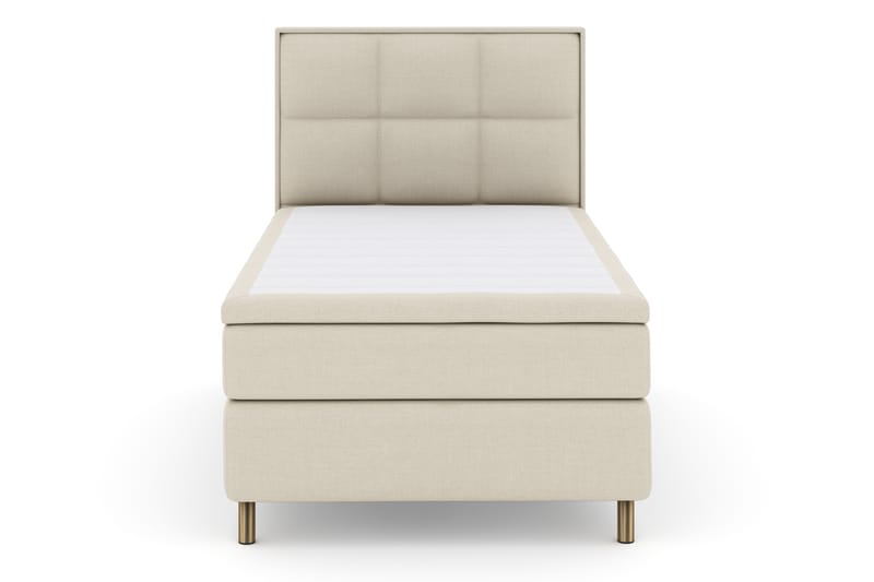 Select No 4 Komplet Sengepakke 120x200 Fast - Beige/Kobber - Møbler - Senge - Komplet sengepakke