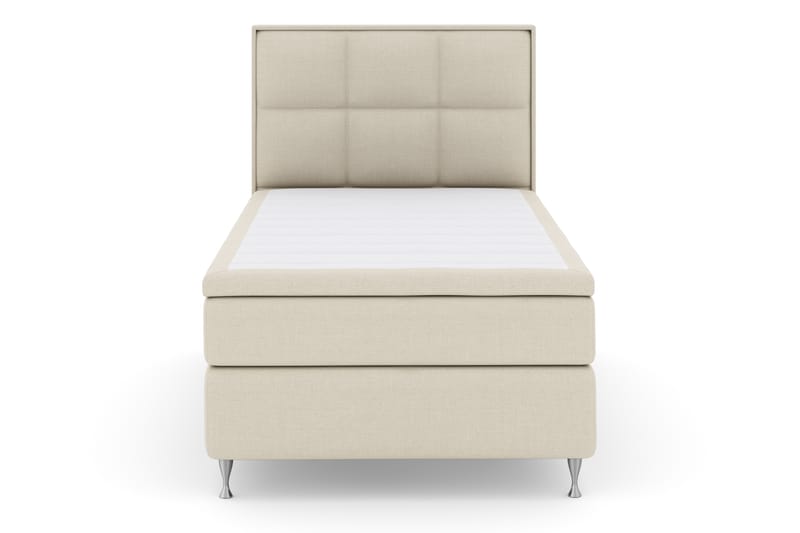 Select No 4 Komplet Sengepakke 120x200 Fast - Beige/Sølv - Møbler - Senge - Komplet sengepakke