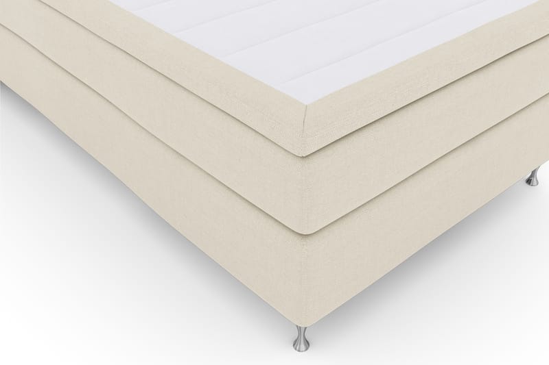 Select No 4 Komplet Sengepakke 120x200 Fast - Beige/Sølv - Møbler - Senge - Komplet sengepakke