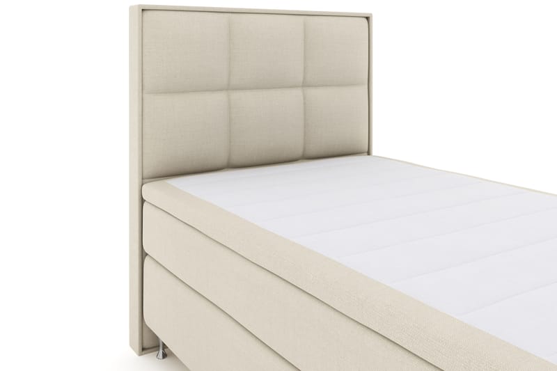 Select No 4 Komplet Sengepakke 120x200 Fast - Beige/Sølv - Møbler - Senge - Komplet sengepakke