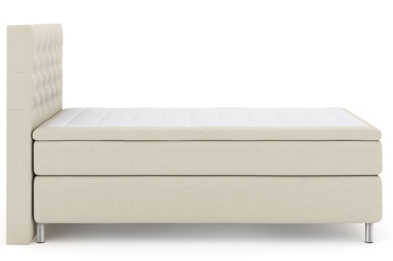 Select No 4 Komplet Sengepakke 120x200 Medium - Beige/Metal - Møbler - Senge - Komplet sengepakke