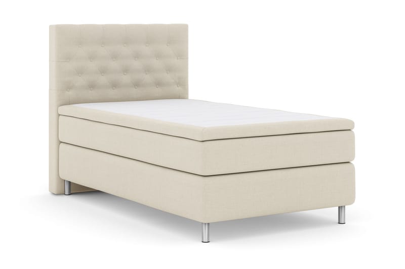 Select No 4 Komplet Sengepakke 120x200 Medium - Beige/Metal - Møbler - Senge - Komplet sengepakke