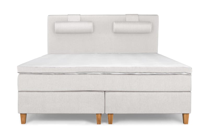 Elite Premium Kontinentalseng 210x210 hård/Medium Hypersoft - Beige - Møbler - Senge - Kontinentalsenge