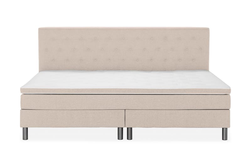 Ella Familieseng 240x210  cm - (+Flere valg) Beige - Møbler - Senge - Kontinentalsenge