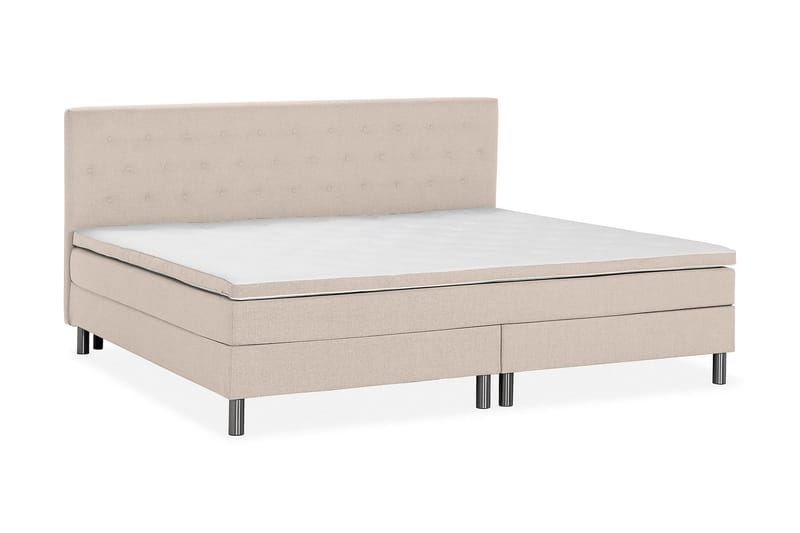 Ella Familieseng 240x210  cm - (+Flere valg) Beige - Møbler - Senge - Kontinentalsenge