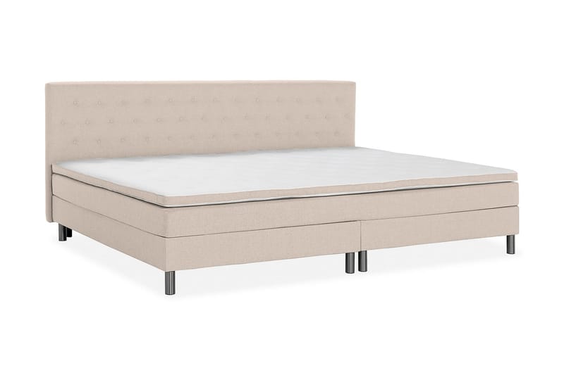 Ella Familieseng 280x200  cm - (+Flere valg) Beige - Møbler - Senge - Kontinentalsenge