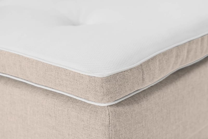 Ella Familieseng 280x210  cm - (+Flere valg) Beige - Møbler - Senge - Komplet sengepakke