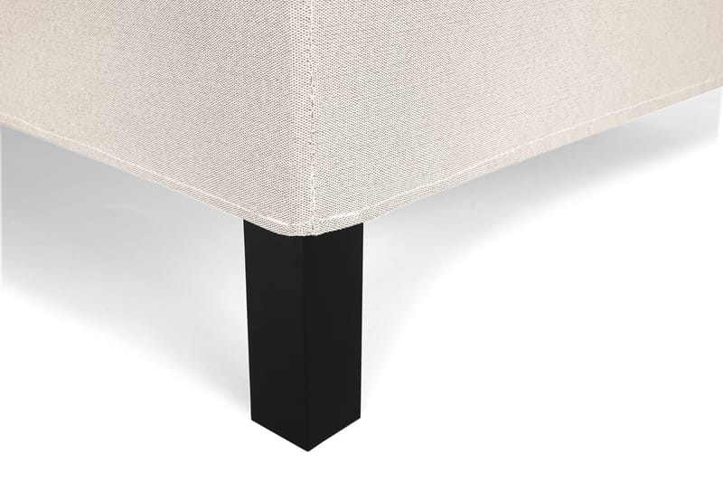 Lucky Komplet Sengepakke 120x200 Polyeter Diamant Sengegavl - Nakkepude Lille Beige - Møbler - Senge - Komplet sengepakke