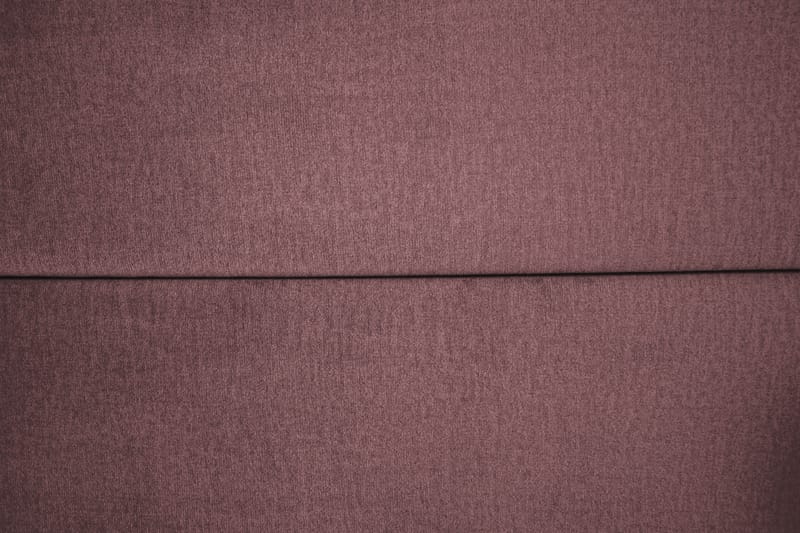 Royal Velvet Komplett Sengpakke 210x210 cm - Lyserød med Høje Sorte Ben - Møbler - Senge - Komplet sengepakke