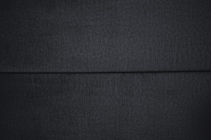 Royal Velvet Komplett Sengpakke 210x210 cm - Sort med Lave Formede Ben - Møbler - Senge - Komplet sengepakke