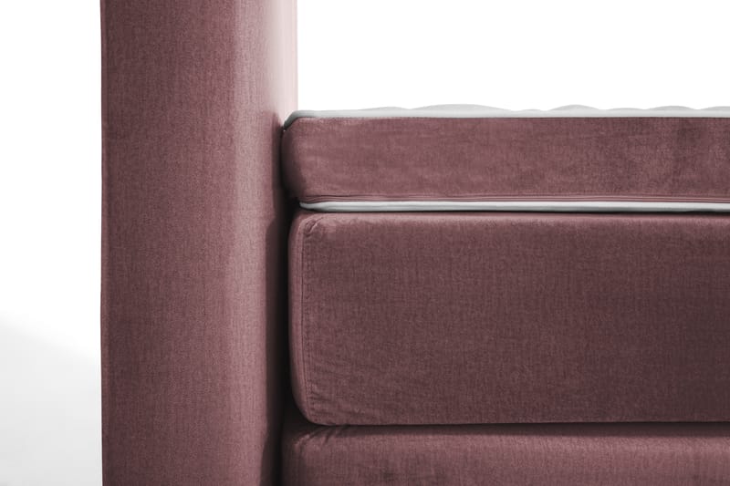 Royal Velvet Kontinentalseng 160x200 cm - Rosa - Møbler - Senge - Komplet sengepakke