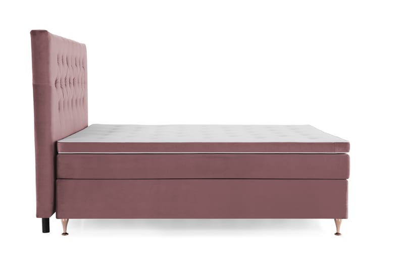 Royal Velvet Kontinentalseng 160x200 cm - Rosa - Møbler - Senge - Komplet sengepakke