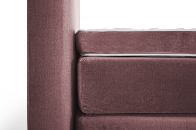 Royal Velvet Kontinentalseng 160x200 cm - Rosa - Møbler - Senge - Komplet sengepakke