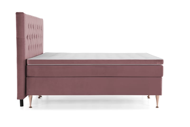 Royal Velvet Kontinentalseng 160x200 cm - Rosa - Møbler - Senge - Komplet sengepakke