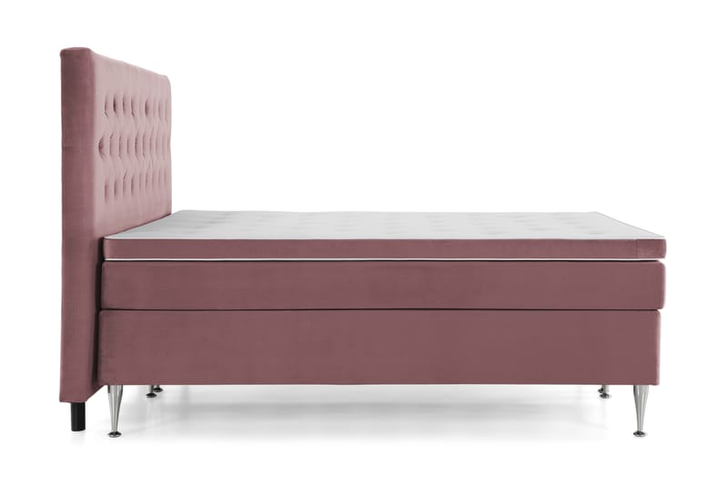 Royal Velvet Kontinentalseng 180x210 cm - Rosa - Møbler - Senge - Komplet sengepakke