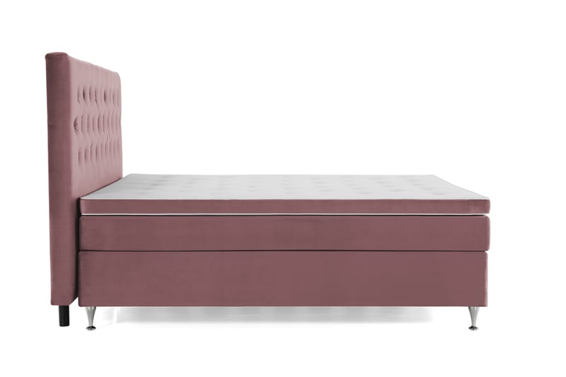 Royal Velvet Kontinentalseng 180x210 cm - Rosa - Møbler - Senge - Komplet sengepakke