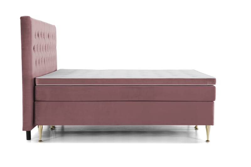 Royal Velvet Kontinentalseng 180x210 cm - Rosa - Møbler - Senge - Komplet sengepakke