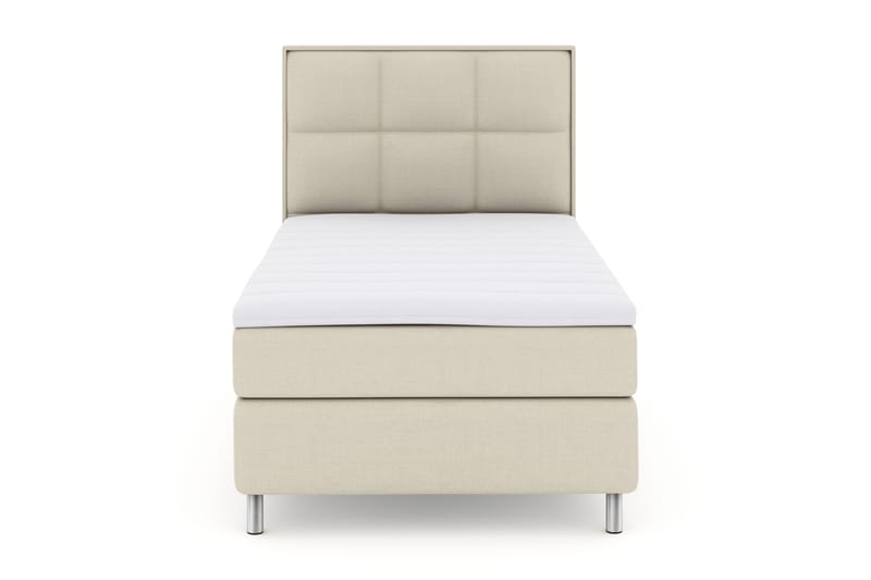 Select No 3 Komplet Sengepakke 120x200 Fast - Beige/Metal - Møbler - Senge - Komplet sengepakke