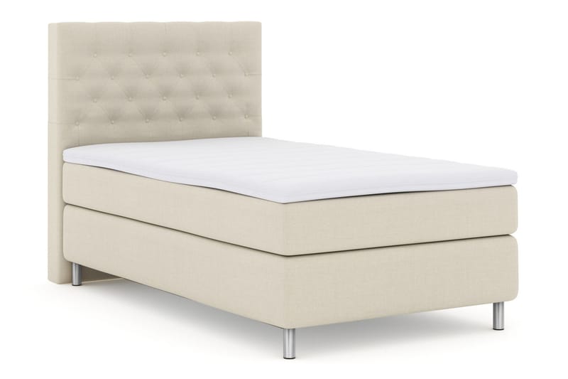 Select No 3 Komplet Sengepakke 120x200 Medium - Beige/Metal - Møbler - Senge - Komplet sengepakke