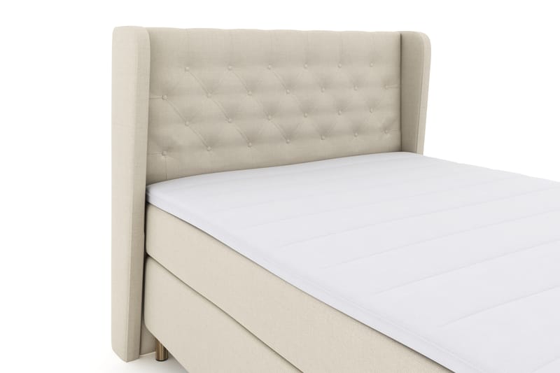 Select No 3 Komplet Sengepakke 140x200 Fast - Beige/Kobber - Møbler - Senge - Komplet sengepakke