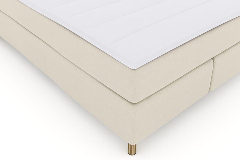 Select No 3 Komplet Sengepakke 140x200 Fast - Beige/Kobber - Møbler - Senge - Komplet sengepakke