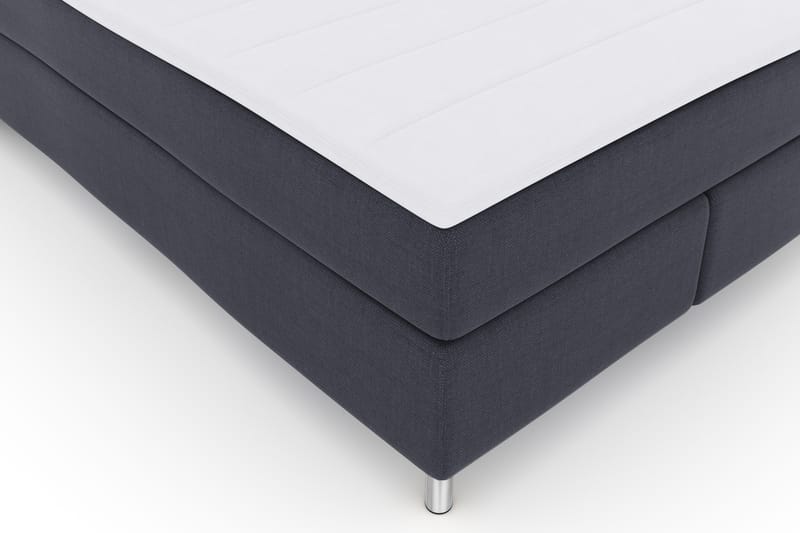 Select No 3 Komplet Sengepakke 140x200 Fast - Blå/Metal - M�øbler - Senge - Komplet sengepakke