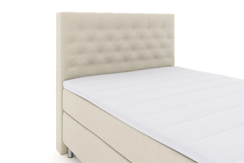 Select No 3 Komplet Sengepakke 140x200 Fast/Medium - Beige/Metal - Møbler - Senge - Komplet sengepakke