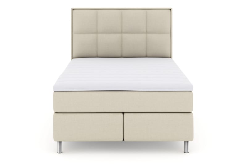 Select No 3 Komplet Sengepakke 140x200 Medium - Beige/Metal - Komplet sengepakke - Kontinentalsenge - Dobbeltsenge