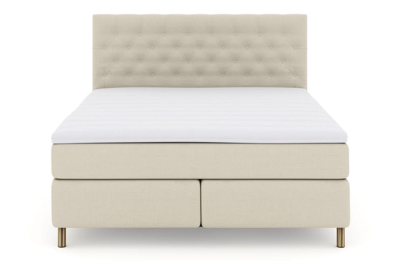 Select No 3 Komplet Sengepakke 180x200 Fast/Medium - Beige/Kobber - Møbler - Senge - Komplet sengepakke