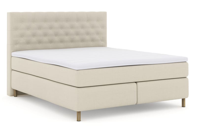 Select No 3 Komplet Sengepakke 180x200 Fast/Medium - Beige/Kobber - Møbler - Senge - Komplet sengepakke