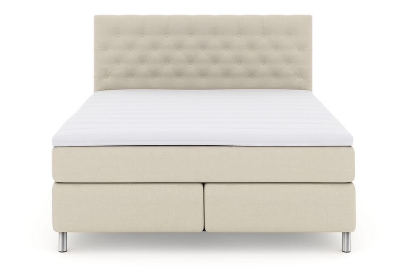 Select No 3 Komplet Sengepakke 180x200 Medium - Beige/Metal - Møbler - Senge - Komplet sengepakke