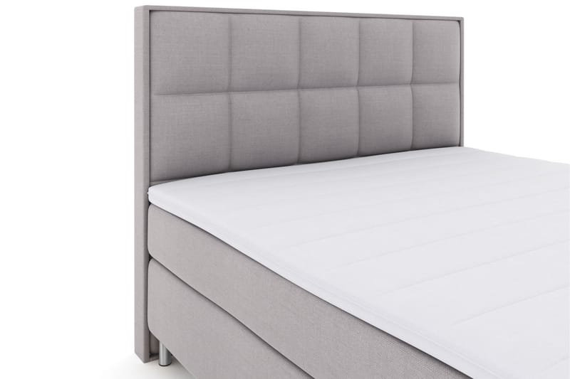 Select No 3 Komplet Sengepakke 210x210 Fast/Medium - Lysegrå/Metal - Møbler - Senge - Komplet sengepakke