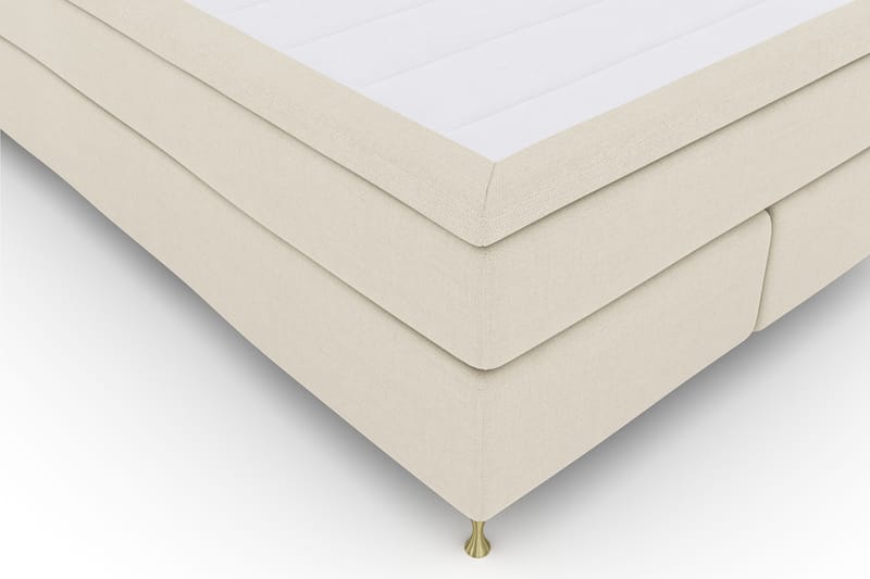 Select No 4 Komplet Sengepakke 140x200 Fast - Beige/Guld - Møbler - Senge - Komplet sengepakke