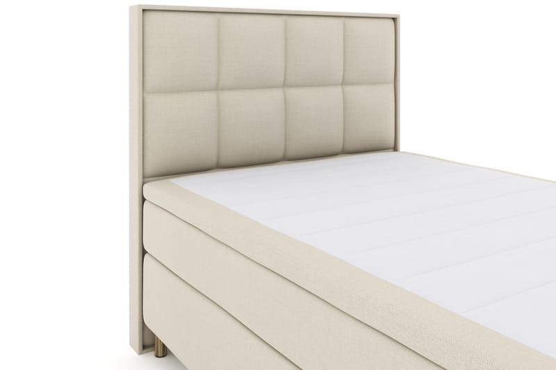 Select No 4 Komplet Sengepakke 140x200 Fast - Beige/Kobber - Møbler - Senge - Komplet sengepakke