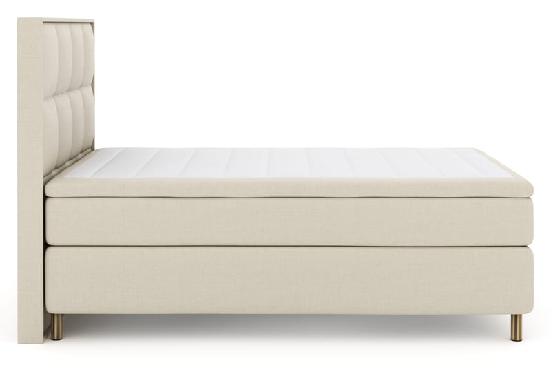 Select No 4 Komplet Sengepakke 140x200 Fast - Beige/Kobber - Møbler - Senge - Komplet sengepakke