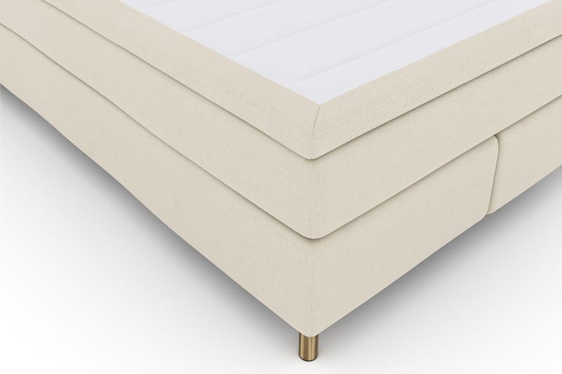 Select No 4 Komplet Sengepakke 140x200 Fast - Beige/Kobber - Møbler - Senge - Komplet sengepakke