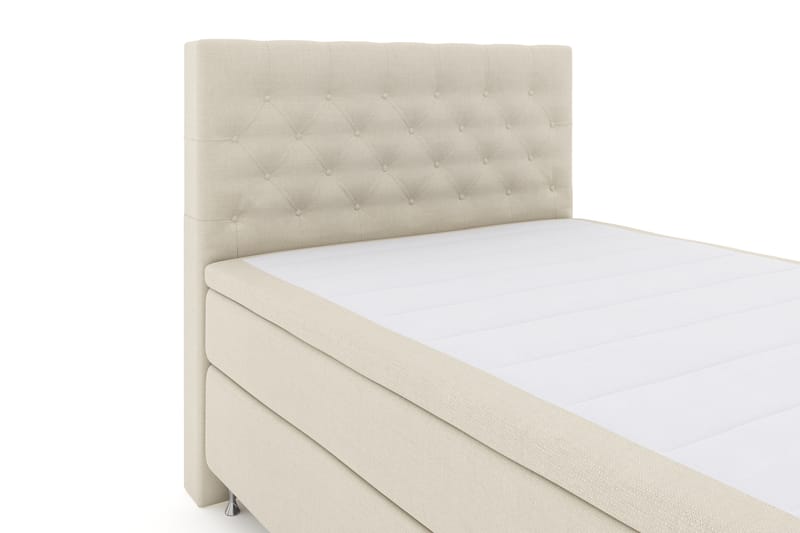 Select No 4 Komplet Sengepakke 140x200 Fast - Beige/Sølv - Møbler - Senge - Komplet sengepakke