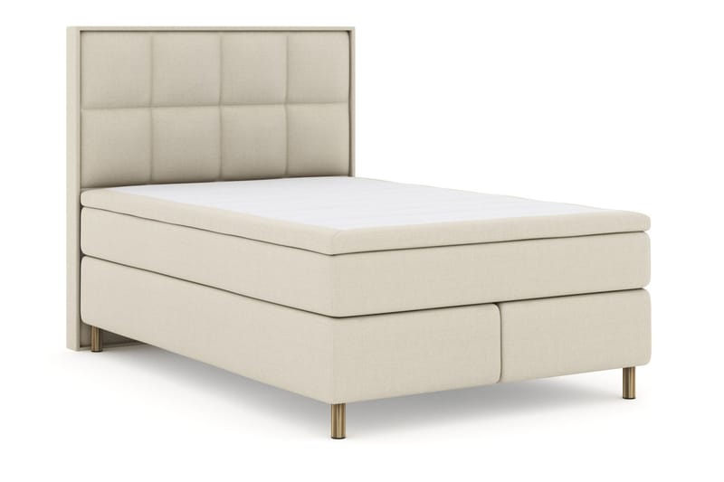 Select No 4 Komplet Sengepakke 140x200 Fast/Medium - Beige/Kobber - Møbler - Senge - Komplet sengepakke