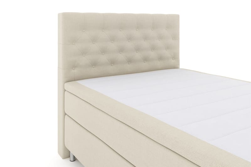 Select No 4 Komplet Sengepakke 140x200 Fast/Medium - Beige/Metal - Møbler - Senge - Komplet sengepakke