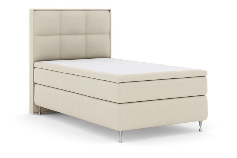 Select No 4 Komplet Sengepakke 140x200 Fast/Medium - Beige/Sølv - Møbler - Senge - Komplet sengepakke